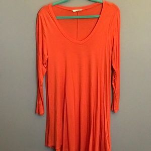 Reborn - Orange Comfortable Tunic Size XL
